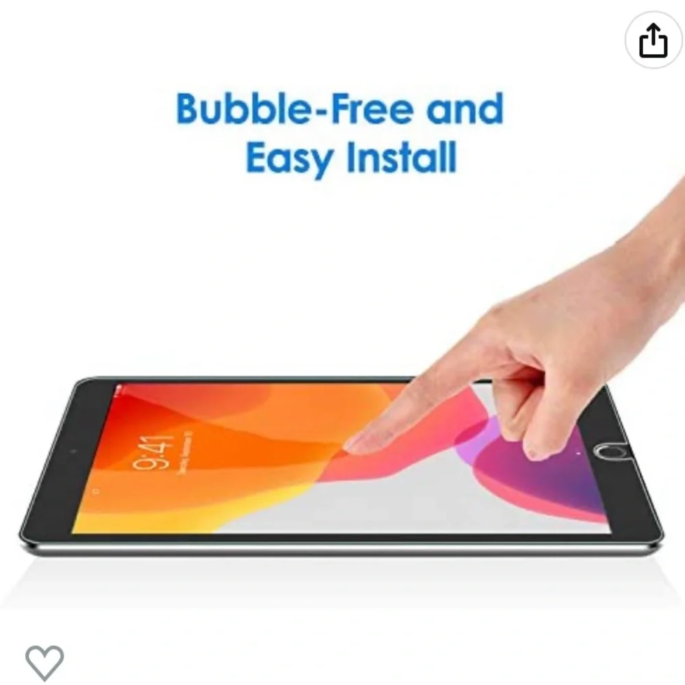 💜 Screen Protector for iPad (10.2-Inch, 2021/2020/2019 Model, 9/8/7 Generation